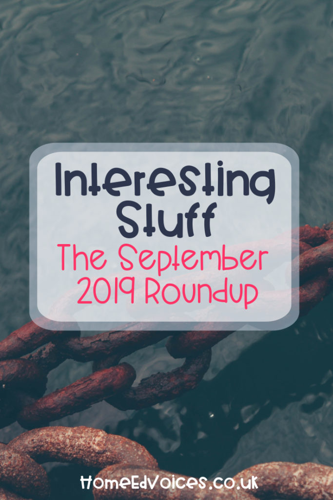 Interesting Stuff - The September 2019 Roundup