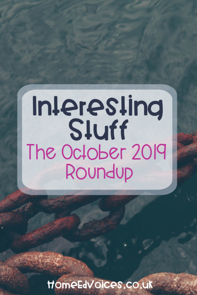 Interesting Stuff – The October 2019 Roundup