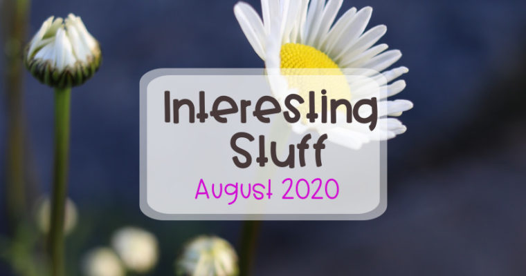 Interesting Stuff August 2020